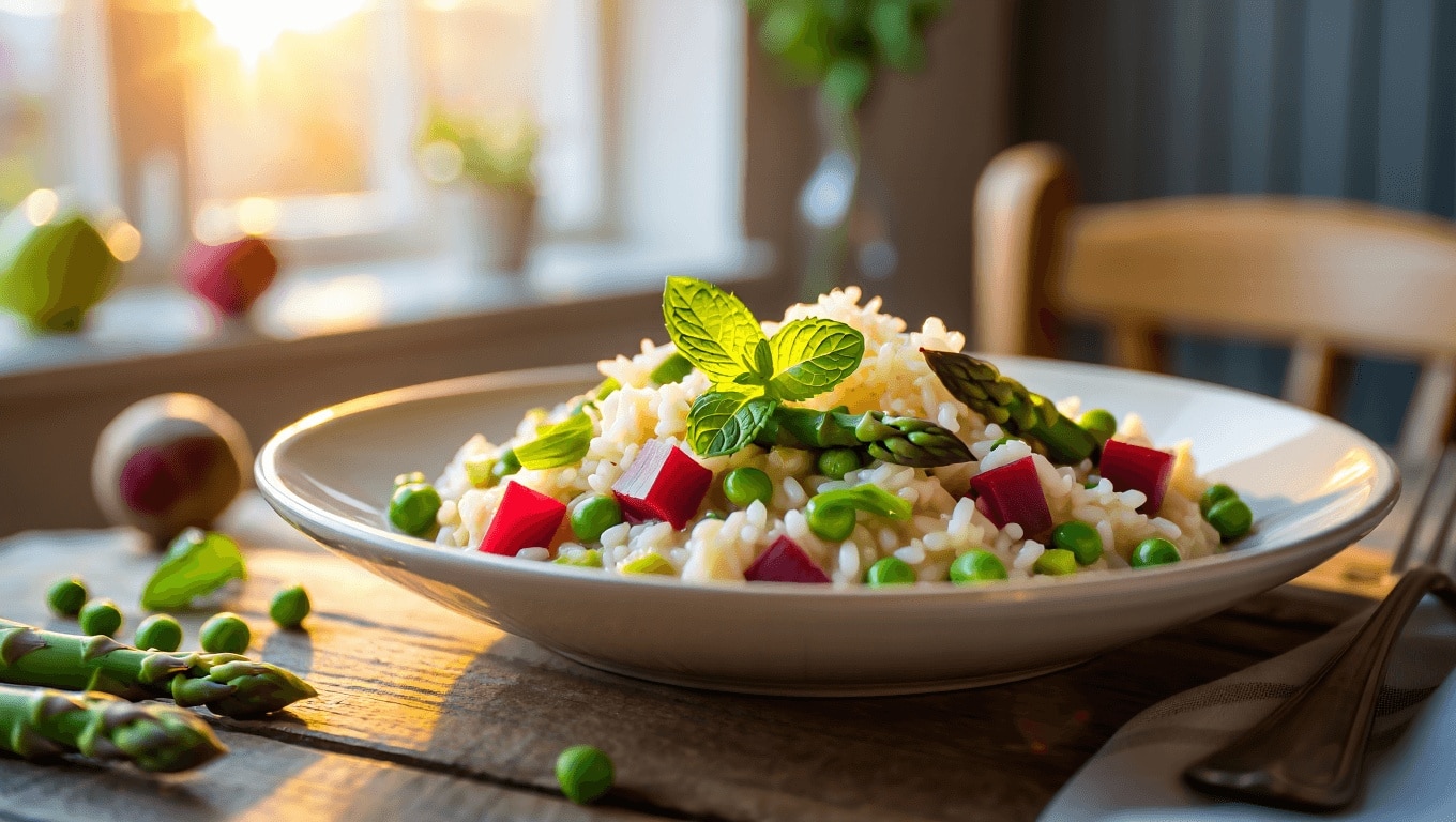 Oubliez la recette classique avec ces 8 délicieuses déclinaisons de risotto aux légumes de printemps