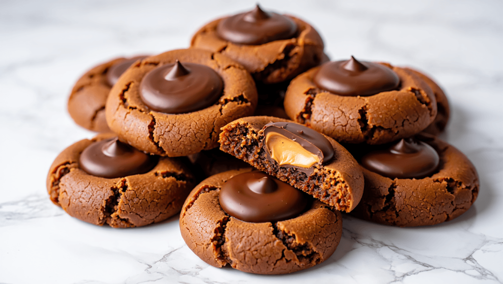 Buckeye Brownie Cookies