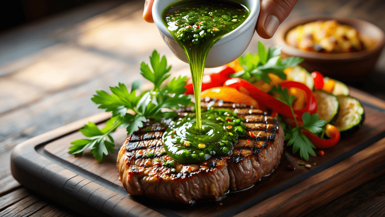 Sauce chimichurri : la recette et les astuces du chef Simon Auscher pour un résultat qui va sublimer vos plats