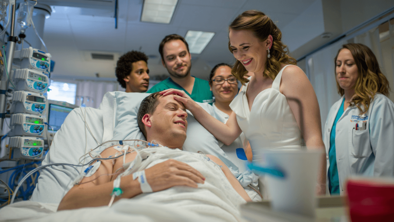 Heart Failure Couldn’t Stop This Couple from Saying ‘I do’ in the ICU
