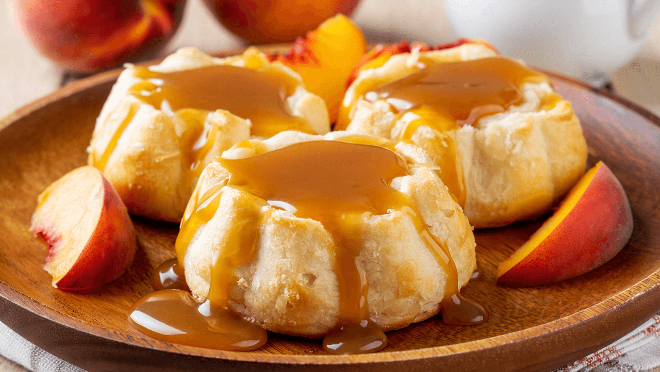 Peach Dumplings