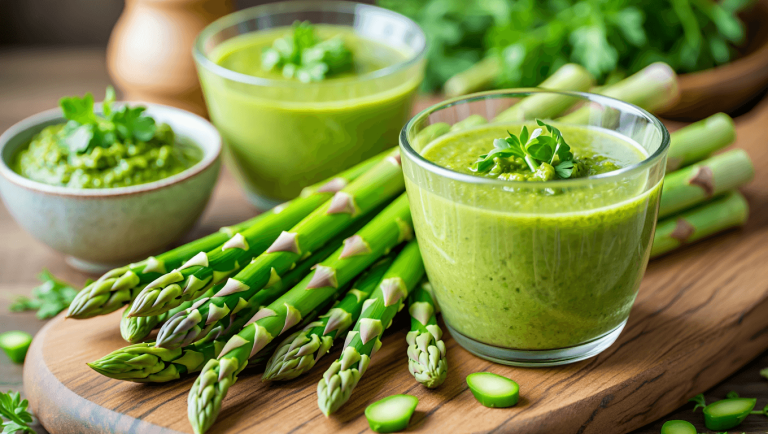 Soupe froide, pesto... Gardez les d’asperges, voici comment les cuisiner !
