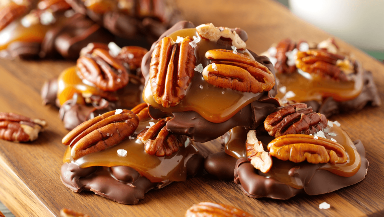 Chocolate Turtle Clusters