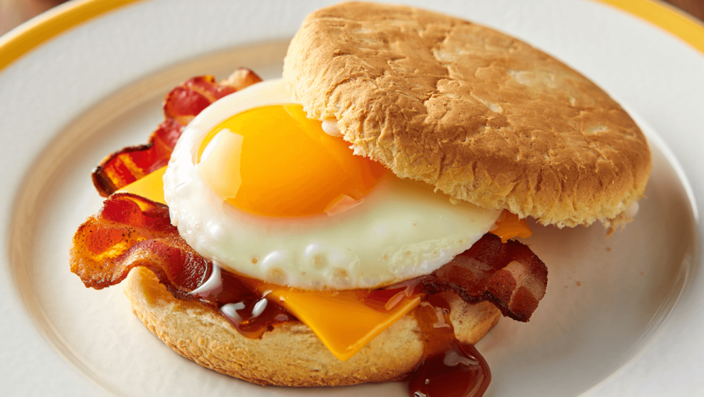 McDonald's Honey Brown Butter Bacon Egg & Cheese Biscuit