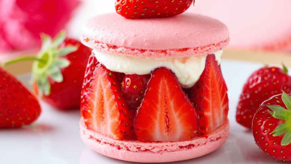 MACARONADE AUX FRAISES DU PÉRIGORD