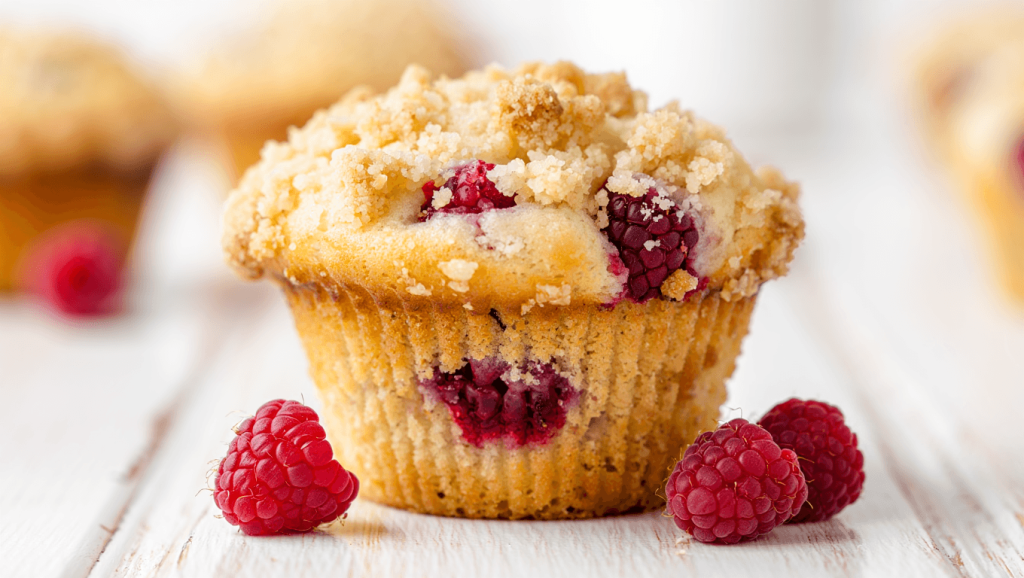 Raspberry Streusel Muffins