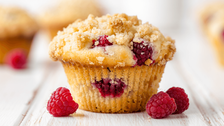 Raspberry Streusel Muffins