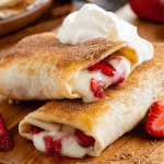 Strawberry Cheesecake Chimichangas Recipe