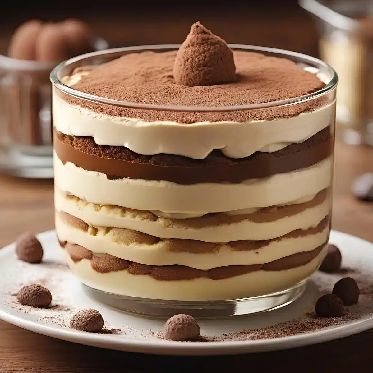Someone poking holes in a warm sheet cake with a wooden spoon handle