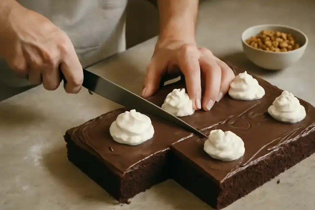 Chocolate peanut butter poke cake: easy gooey dessert that disappears fast