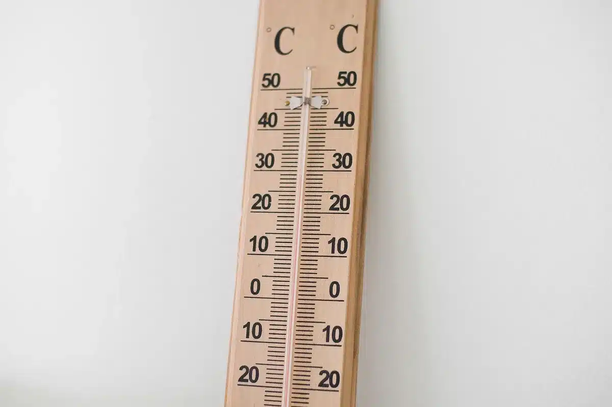 A basal body thermometer used for tracking ovulation and body temperature changes during the menstrual cycle.