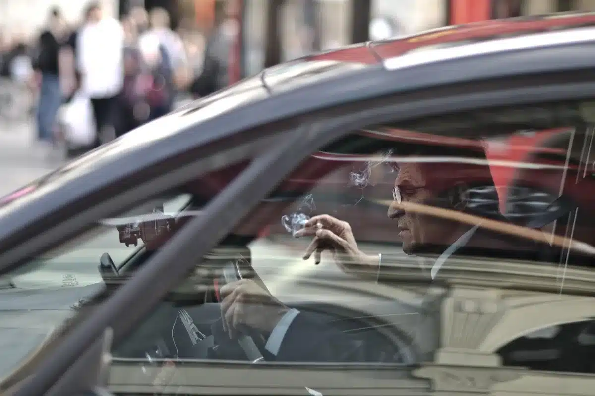 Autonomous vehicle undergoing live trial on London city street