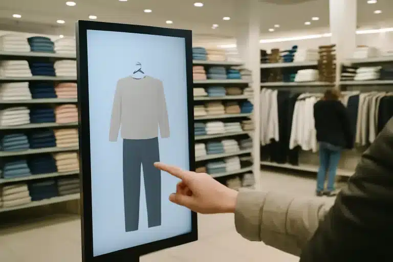 Tesco trials virtual fitting screens: shoppers try clothes without changing
