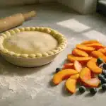 Peach blueberry pie: impossible, shockingly easy one-pan summer dessert